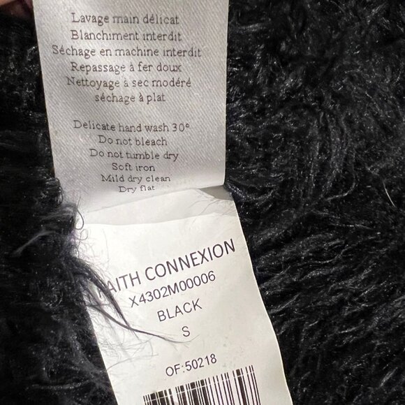 Faith Connexion – Shaggy Faux-Fur Zip Hoodie - Picture 9 of 9